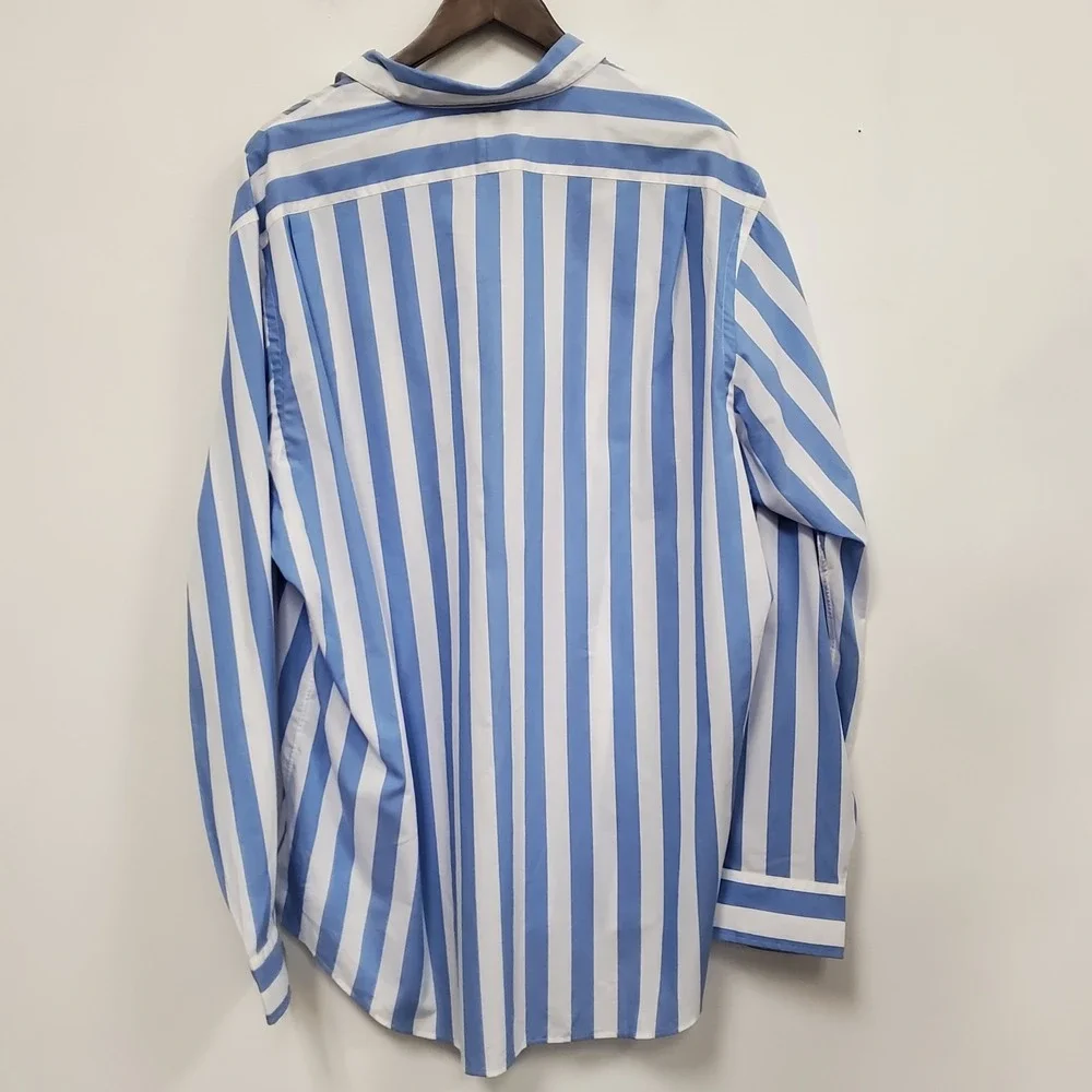 Polo Ralph Lauren Mens Classic Fit Long Sleeve Striped Button Shirt Size XXL